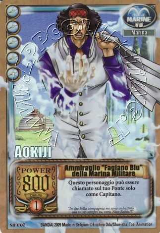 Aokiji - Ammiraglio “Fagiano Blu” della Marina Miliare