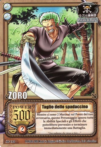 Zoro - Taglio dello spadaccino