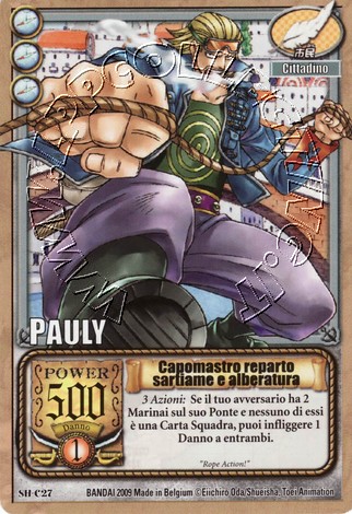 Pauly - Capomastro reparto sartiame e alberatura