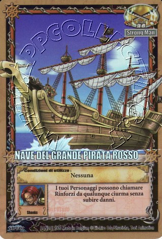 Shanks - Nave del grande pirata Rosso