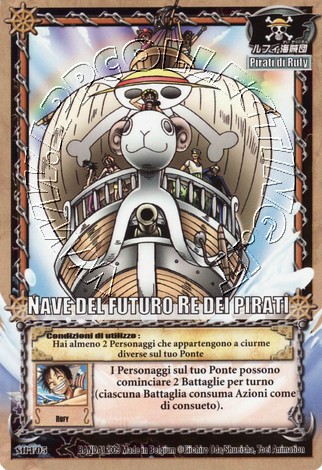 Rufy - Nave del futuro Re dei pirati