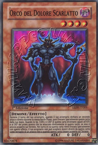 Orco del Dolore Scarlatto