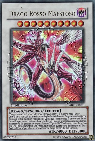 Drago Rosso Maestoso