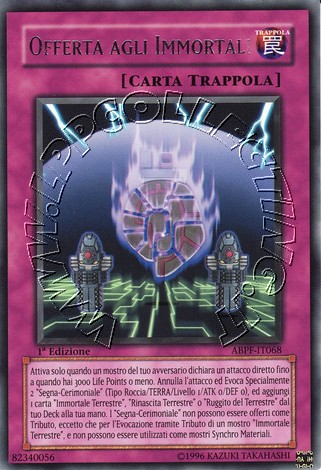Offerta agli Immortali