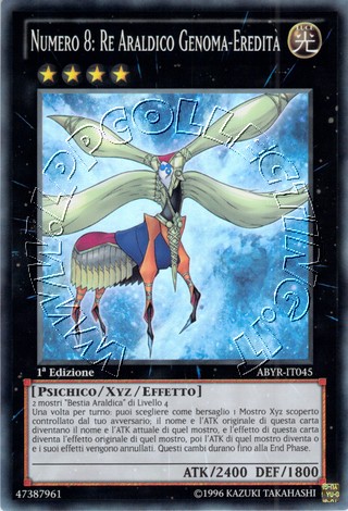 Numero 8: Re Araldico Genoma-Eredità