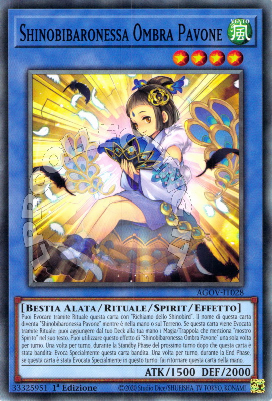 Shinobibaronessa Ombra Pavone