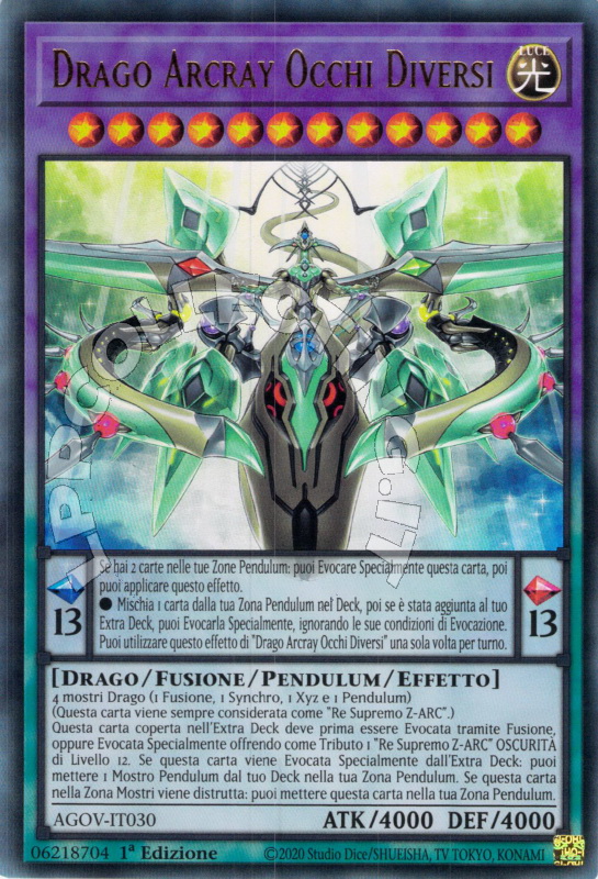Drago Arcray Occhi Diversi