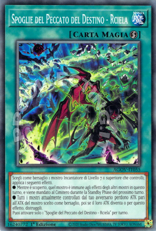 Spoglie del Peccato del Destino - Rciela
