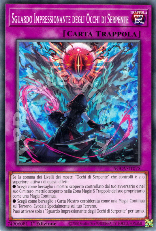 Sguardo Impressionante degli Occhi di Serpente