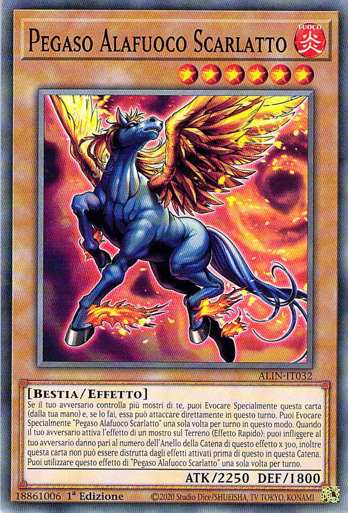Pegaso Alafuoco Scarlatto