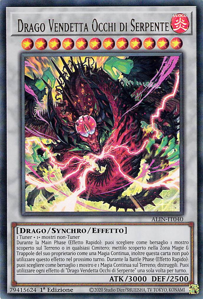 Drago Vendetta Occhi di Serpente