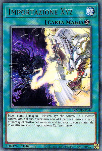 Importazione Xyz