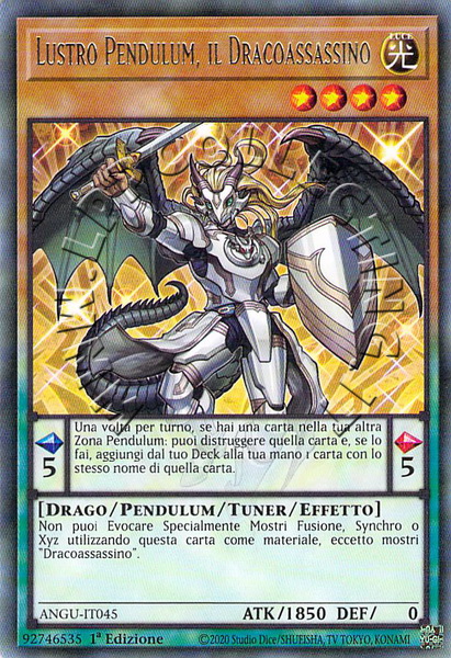 Lustro Pendulum, il Dracoassassino