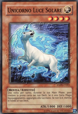 Unicorno Luce Solare
