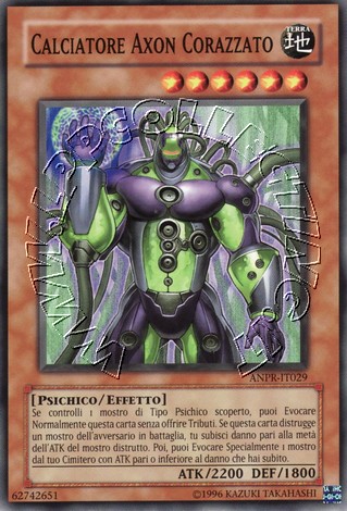 Calciatore Axon Corazzato