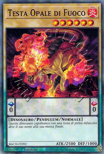 Testa Opale di Fuoco