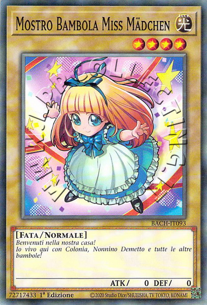 Mostro Bambola Miss Mädchen 