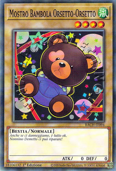 Mostro Bambola Orsetto-Orsetto 