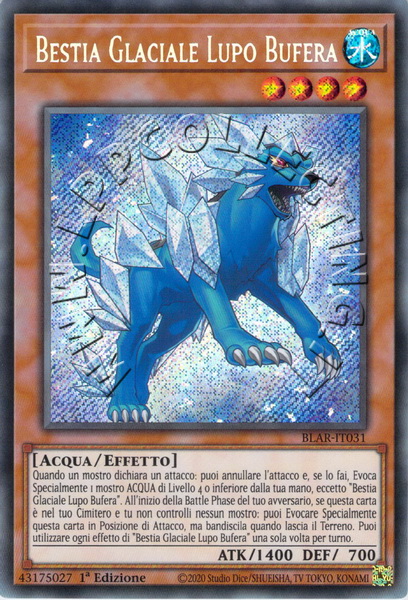Bestia Glaciale Lupo Bufera