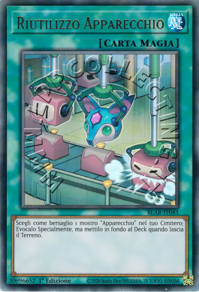Riutilizzo Apparecchio