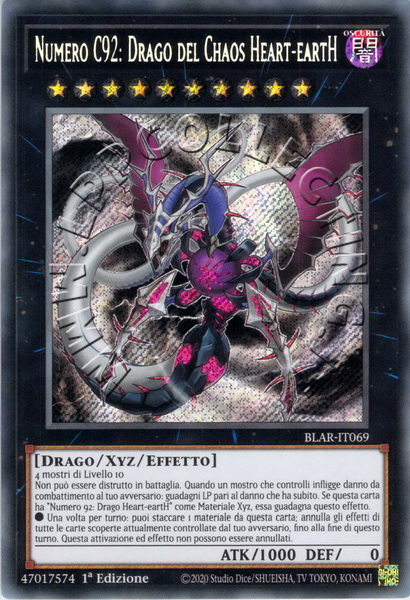 Numero C92: Drago del Chaos Heart-eartH