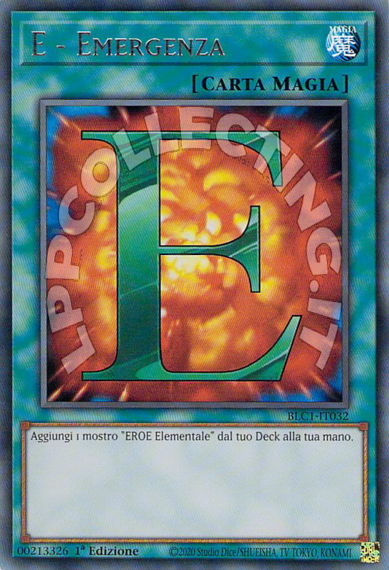 E - Emergenza