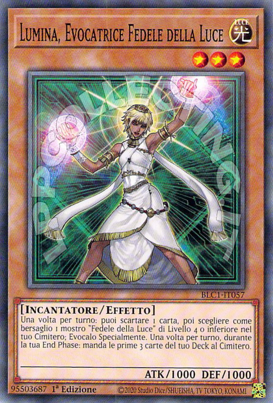Lumina, Evocatrice Fedele della Luce