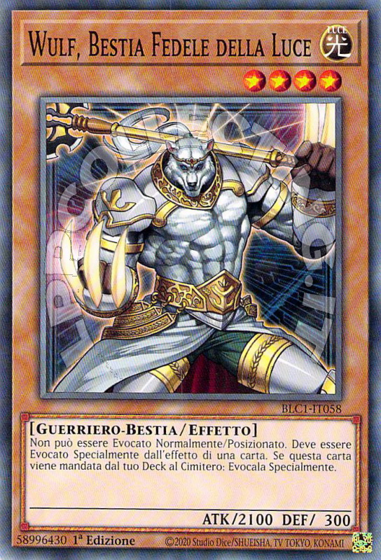 Wulf, Bestia Fedele della Luce