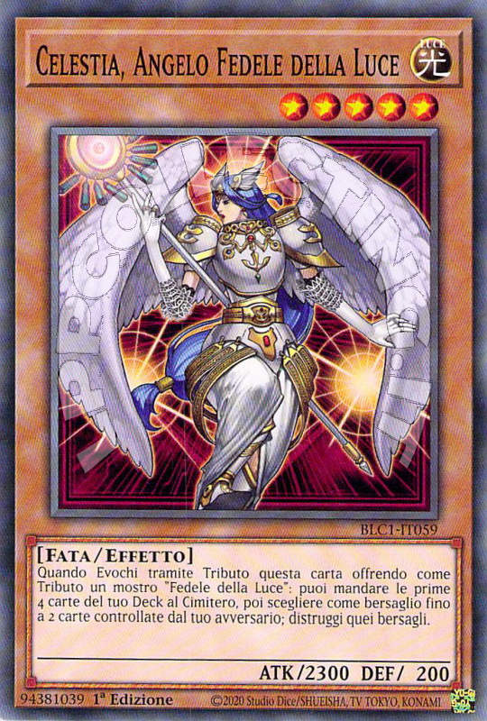 Celestia, Angelo Fedele della Luce