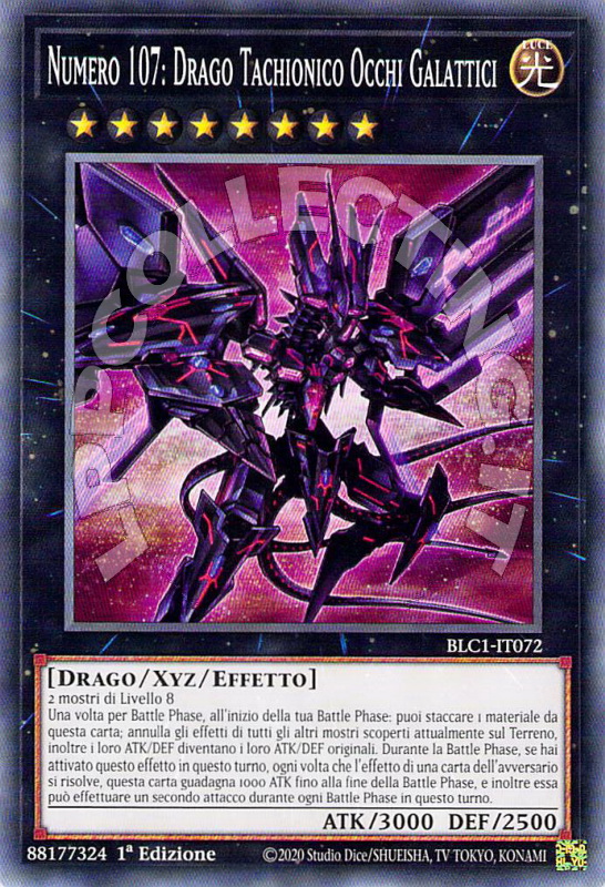Numero 107: Drago Tachionico Occhi Galattici