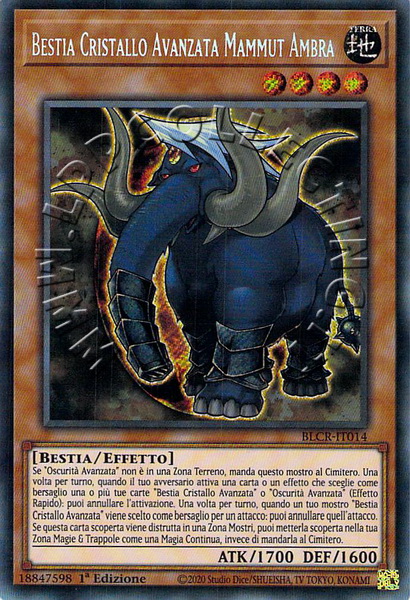 Bestia Cristallo Avanzata Mammut Ambra