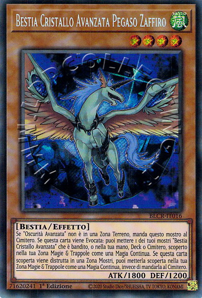 Bestia Cristallo Avanzata Pegaso Zaffiro