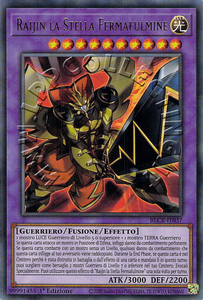 Raijin la Stella Fermafulmine
