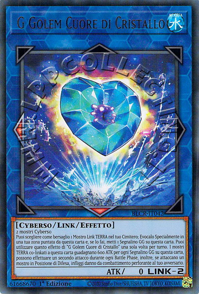G Golem Cuore di Cristallo