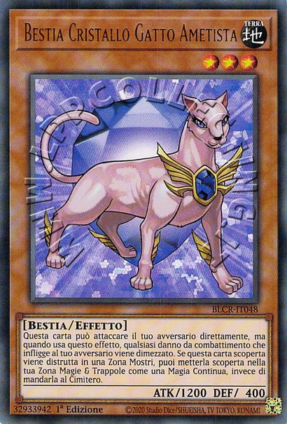 Bestia Cristallo Gatto Ametista