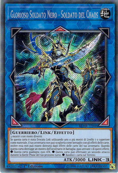 Glorioso Soldato Nero - Soldato del Chaos