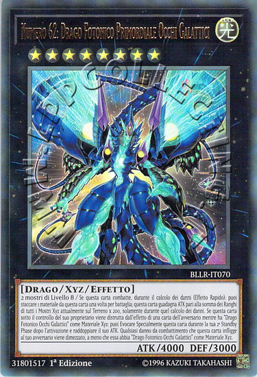 Numero 62: Drago Fotonico Primordiale Occhi Galattici