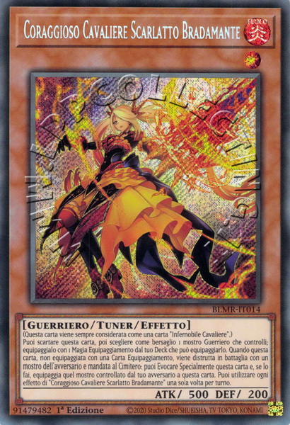 Coraggioso Cavaliere Scarlatto Bradamante 