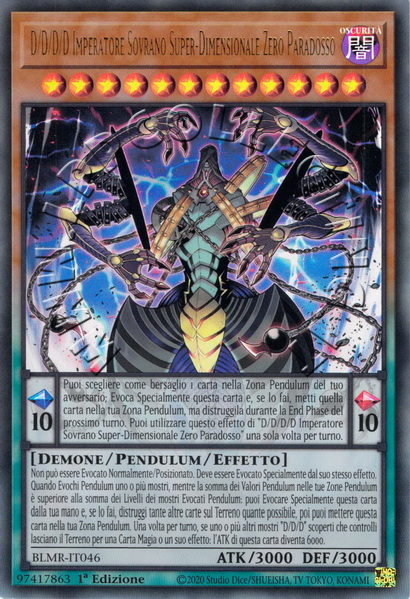 D/D/D/D Imperatore Sovrano Super-Dimensionale Zero Paradosso 