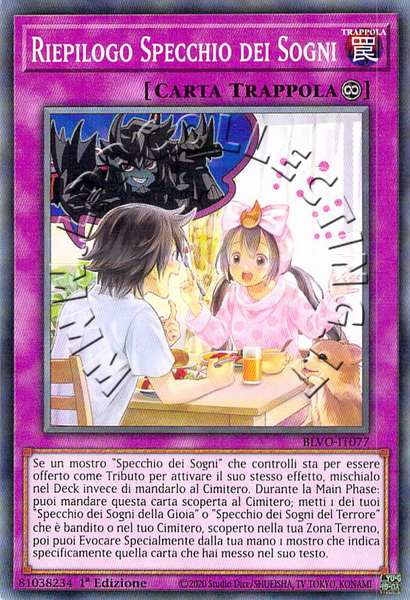 Riepilogo Specchio dei Sogni 