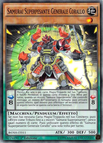 Samurai Superpesante Generale Corallo