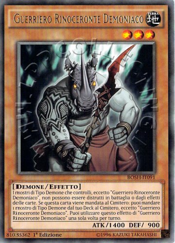 Guerriero Rinoceronte Demoniaco