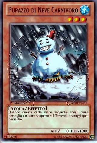 Pupazzo di Neve Carnivoro
