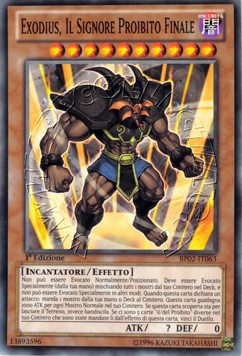 Exodius, Il Signore Proibito Finale