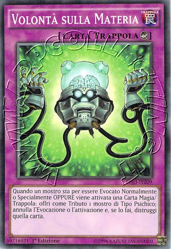 Volontà sulla Materia