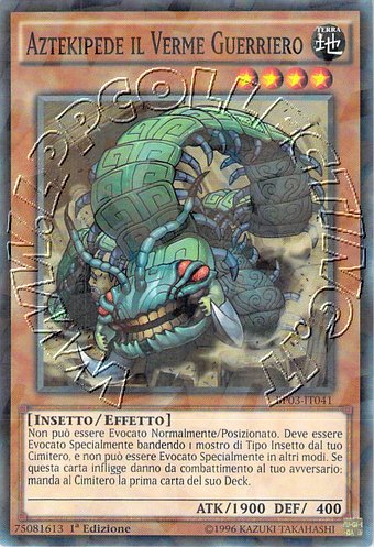 Aztekipede il Verme Guerriero