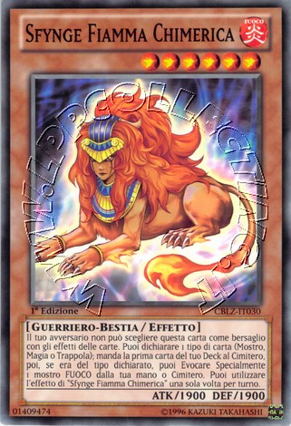 Sfynge Fiamma Chimerica