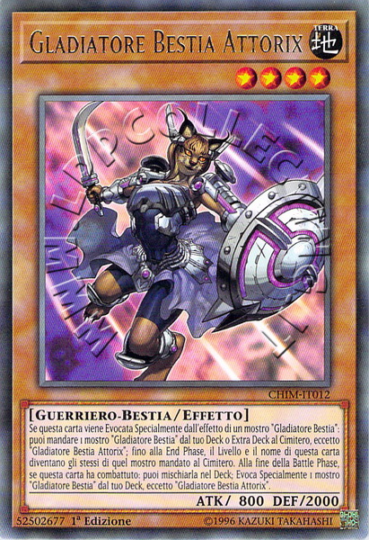 Gladiatore Bestia Attorix 