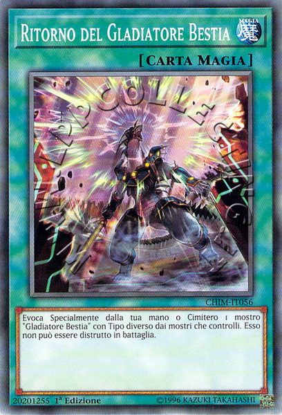 Ritorno del Gladiatore Bestia 