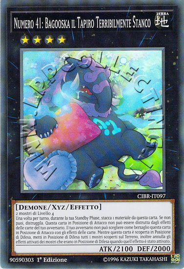 Numero 41: Bagooska il Tapiro Terribilmente Stanco